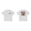 Unisex Retro Cartoon Pure Cotton Oversized T-Shirt - Trendy Casual Summer Short Sleeve for Men & Women