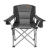 VEVOR Oversized Camping Chairs, 204 Kg Heavy Duty Support, Portable Folding Camp Chairs with Padded Backrest & Armrests