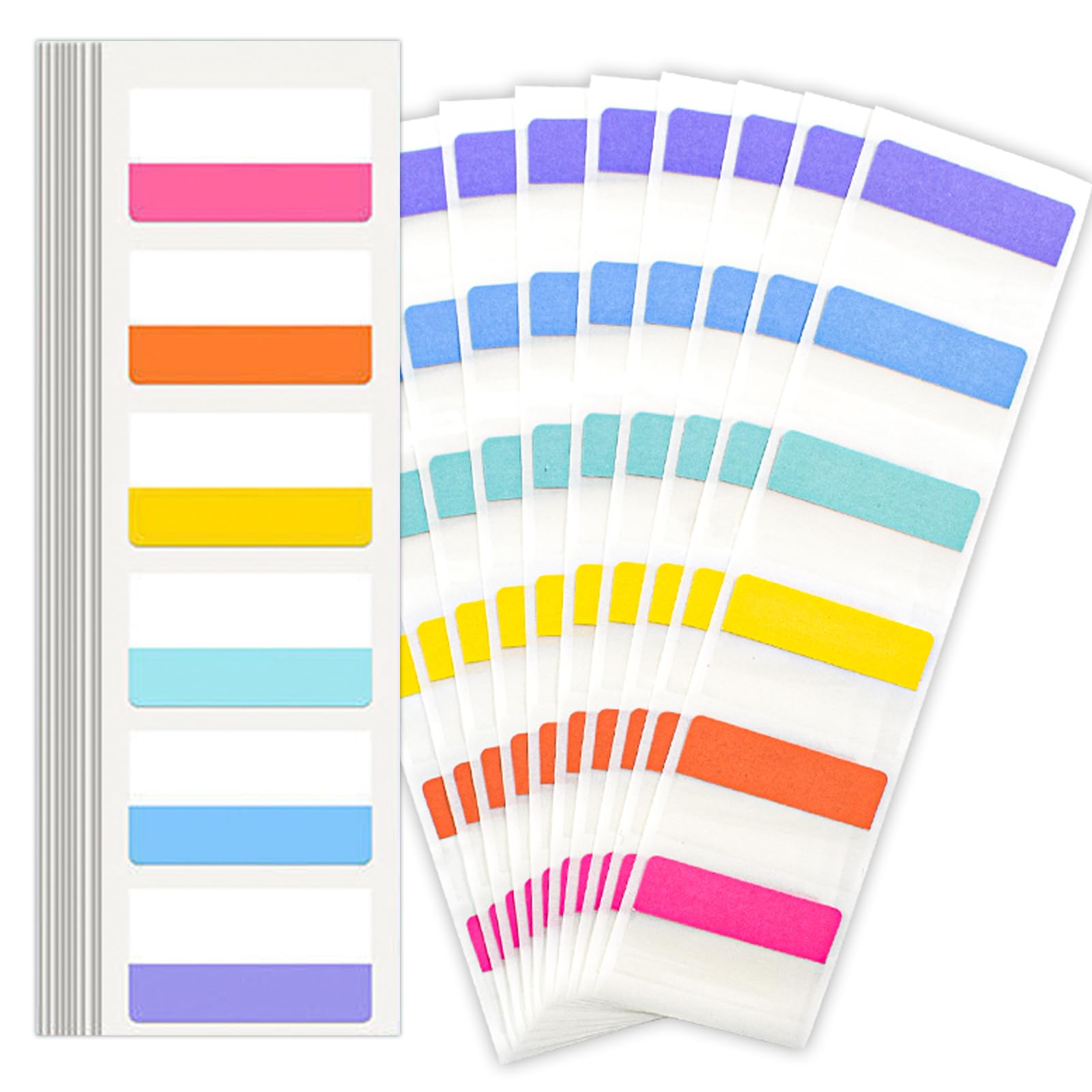 

VANRA Sticky Index Strong Large 6 540 Cute Morandi Office Business Notes, Film, Tabs, Transparent, Writable, Adhesive, Size, Colors, Sheets, Colors,