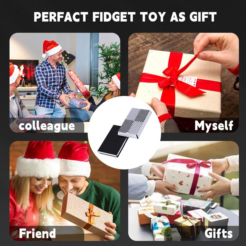 1pc Fidget Sliding Metal Fidget Toy Adult Operation Smooth, Charming Sound, Relieve Stress And Anxiety Adhd Desktop Toys