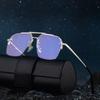 JYL TS Men's Double-Bridge Semi-Rimless - Retro Oversized Sun Shades KSL-98341