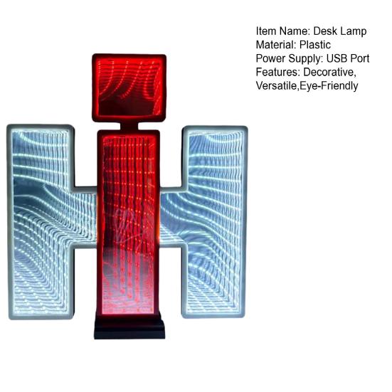 International Harvester Tunnel Light Shaped Table Lamp Retro LED Desk Lamp for Living Room Bedroom Bar Unique Home Decor Novelty Gift