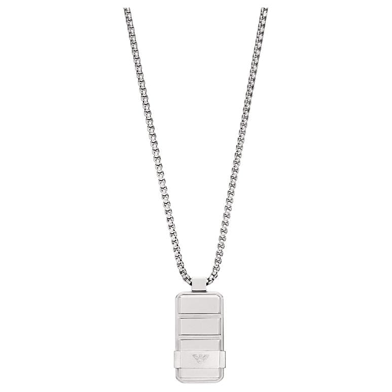 Emporio Armani Steel Necklaces Men's Silver EGS3078040_NLP