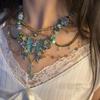 2024 Retro Beaded Butterfly Necklace & Waist Chain - Two-Way Sweet Cool Choker