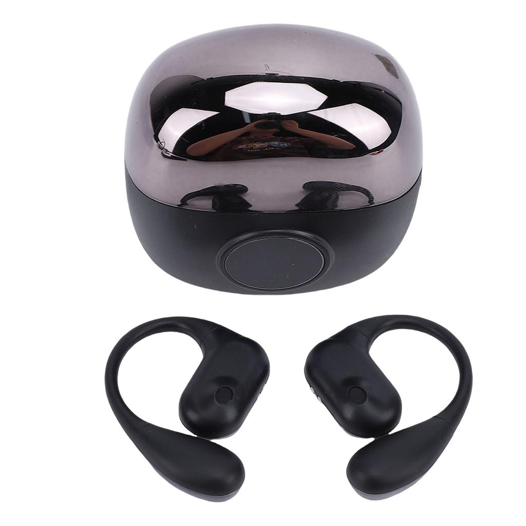 Wireless Earbuds Headphones with Flexible Earhook HiFi Sound ENC Noise Cancellation 60H for Cycling Running Workout
