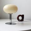 Egg Tart Shaped Table Lamp, Soft Light, Wide Applicability, USB Desk Lamp for Office Girls (Beige)