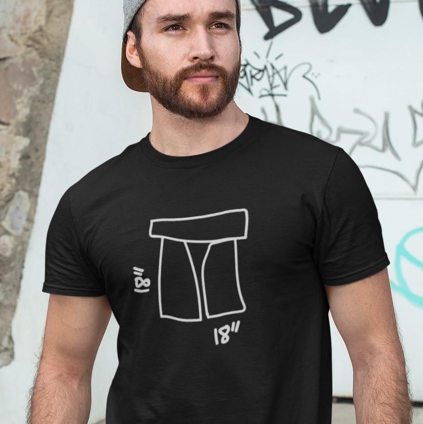 

Stonehenge 18 T-shirt (cult movie film spinal tap guitar metal music rock gig) Unisex T-Shirt XXL