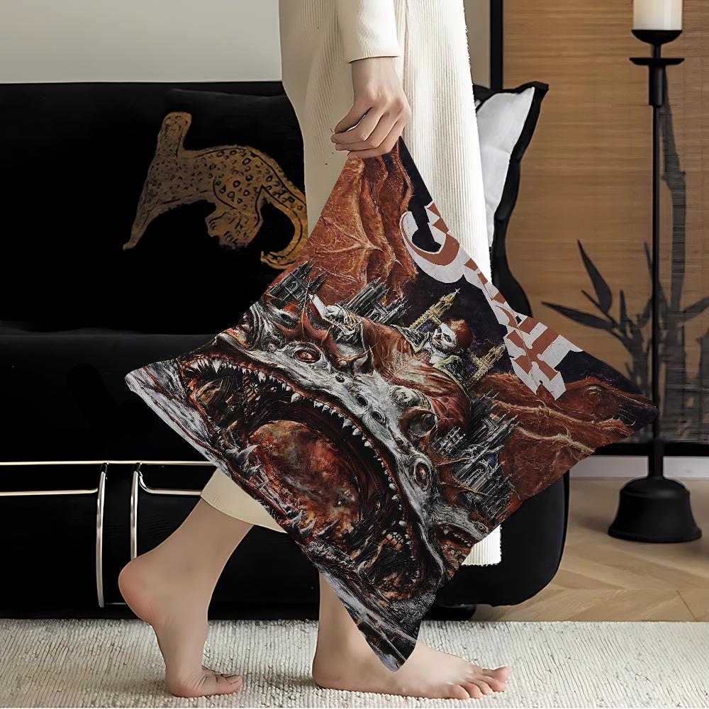 G-Ghost B-Band Pillow Anime Pillow Sofa Bed Head Pillow Cover Cushion Cover 45x45 Cm Fashion