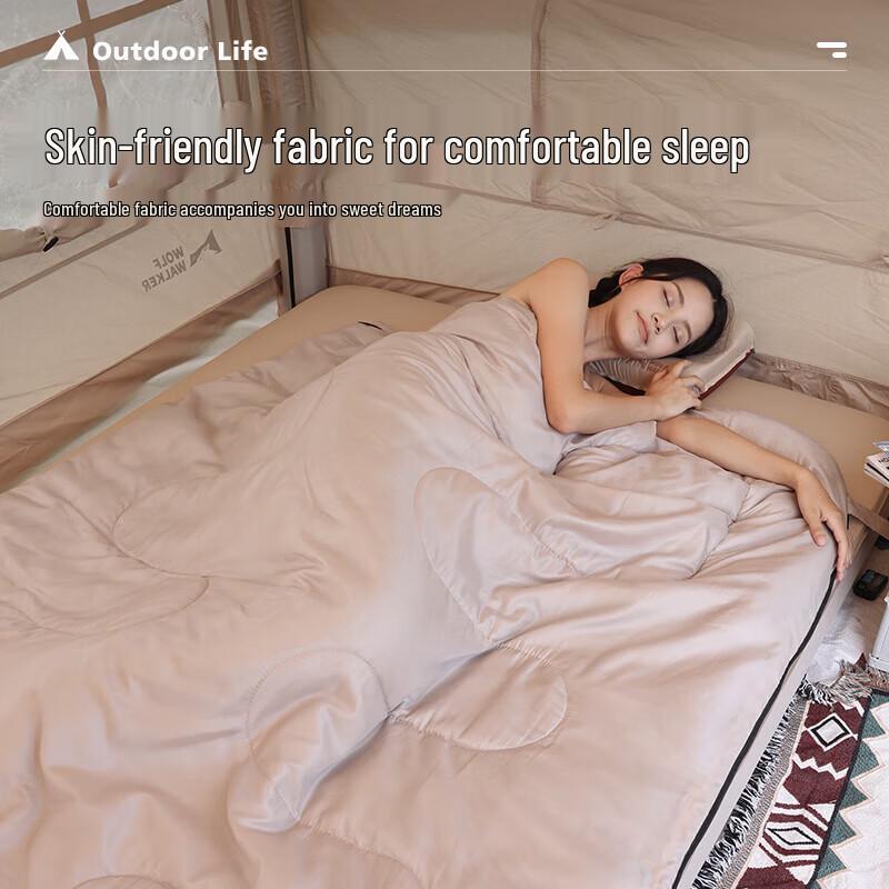Wolf Walker Beige Envelope Sleeping Bag