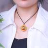 Gourd Three-dimensional Rotatable National Trend Carved Auspicious Cloud Temperament Jewelry Necklace Pendant