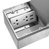 Stainless Steel Concealed Universal Floor Power Socket Box