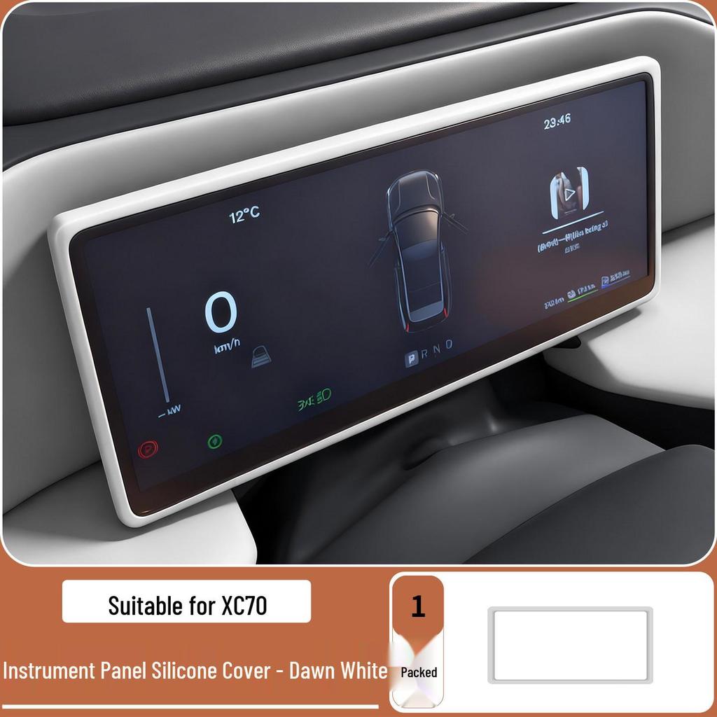 Volvo XC70 Center Console Displayschutz & Navigationsblende Silikonpad - Passend für 26 Modelle