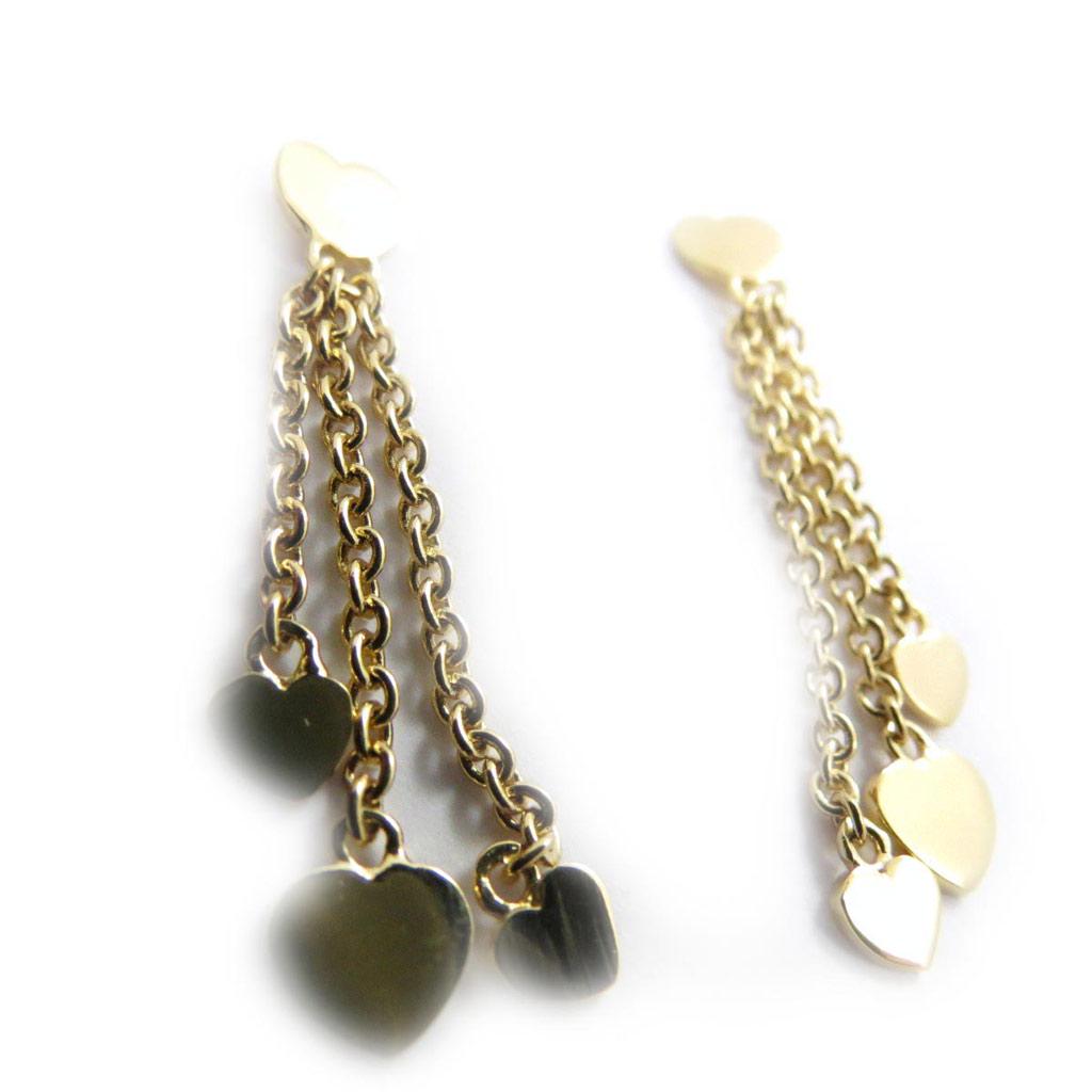 Les Trésors De Lily [G1994] - Boucles Plaqué Or 'Love'