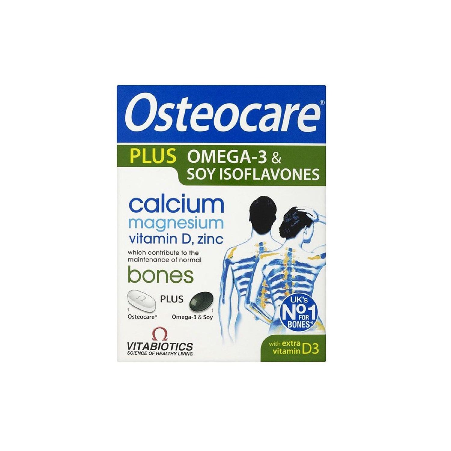 

Vitabiotics Osteocare Plus Omega 3 Reinforcing Food 84 Tablets