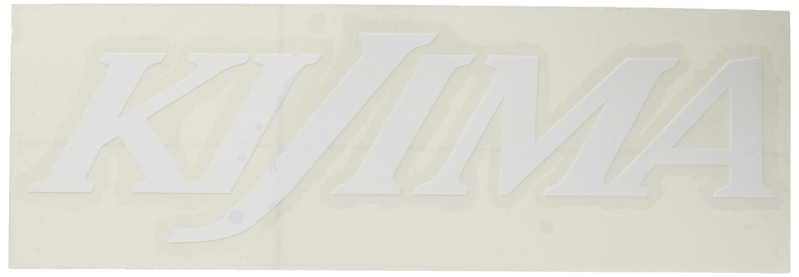 Kijima Motorcycle Parts Sticker Kijima Logo White 1 Piece 305-657