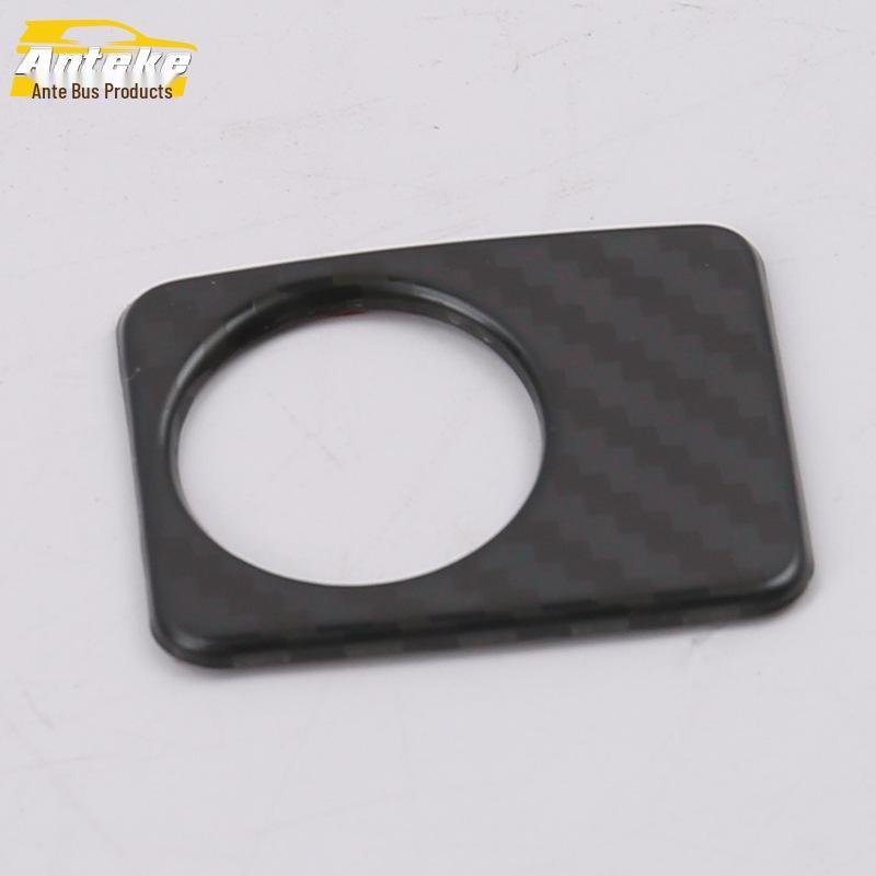 Tayron Rearview Mirror Button Bright Ring for 18 Models - Reflector Button Control Switch Patch