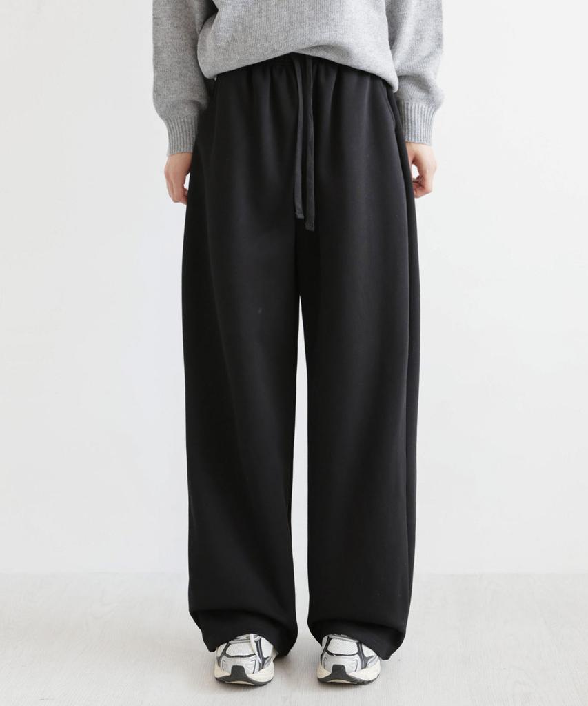Ppaeppae Custom 2-Length Elastic Drawstring Wide Training Sweatpants 4 Colors (Short / Long 2 Types)