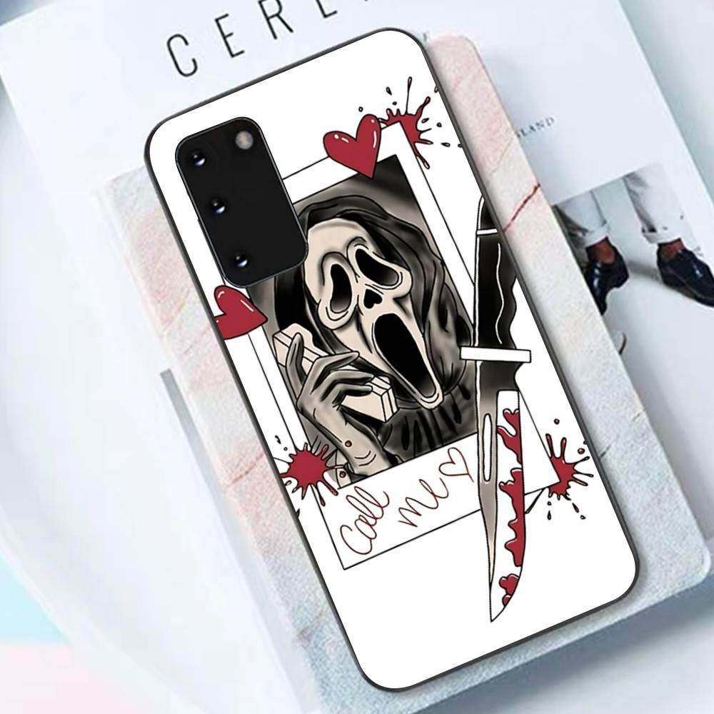 Ghost Face Scream Halloween Phone Case For Samsung S 9 10 20 21 22 23 30 23 24 Plus Lite Ultra FE S10lite Fundas