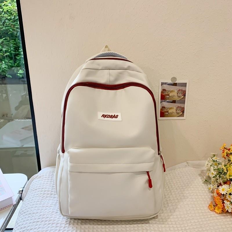 Stylish Unisex Nylon Backpack With Large Capacity For Business Travel белый