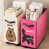 Cute Under Desk Cart Storage Basket Cartoon Animal Print Dirty Clothes Basket  Kitchen