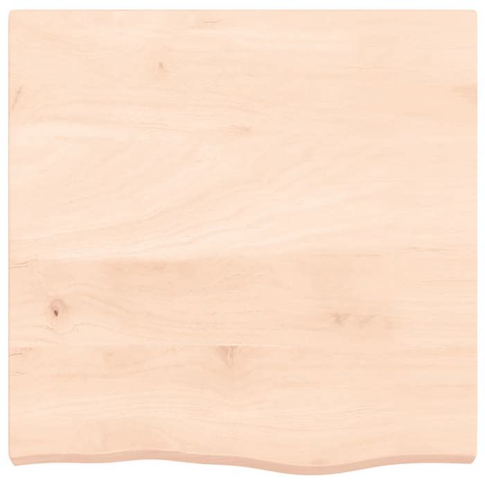 VidaXL Wall Shelf 60x60x6 Cm Solid Untreated Oak Wood 363535