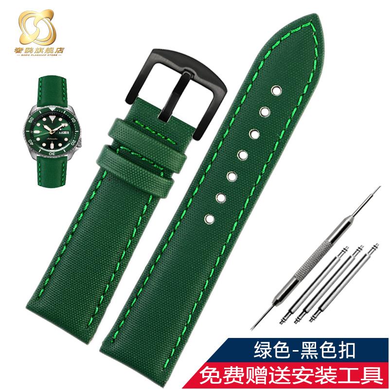 Cinturino Orologio 20 22mm Per Tag Heuer Racing F1 Car Calila seiko mido Citizen Nylon pelle di mucca Fondo Rilascio Rapido Cinturino Orologio bracciale