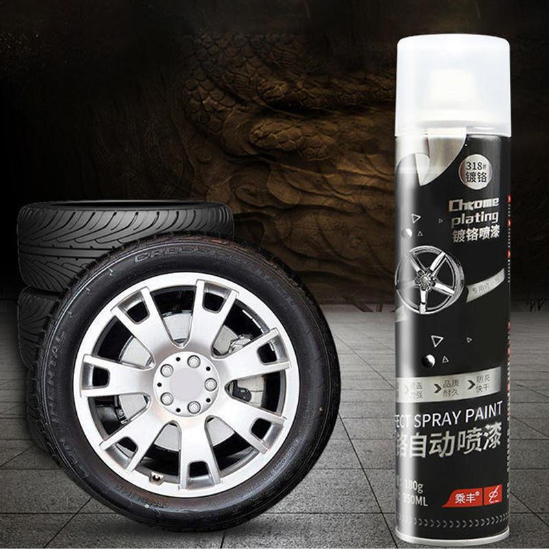 Auto Chrom Plating Spray Metall Plating Spray Glänzende Finish Farbe Mehrzweck Schnell und Einfach Schnell Trocknend Fix für Zuhause