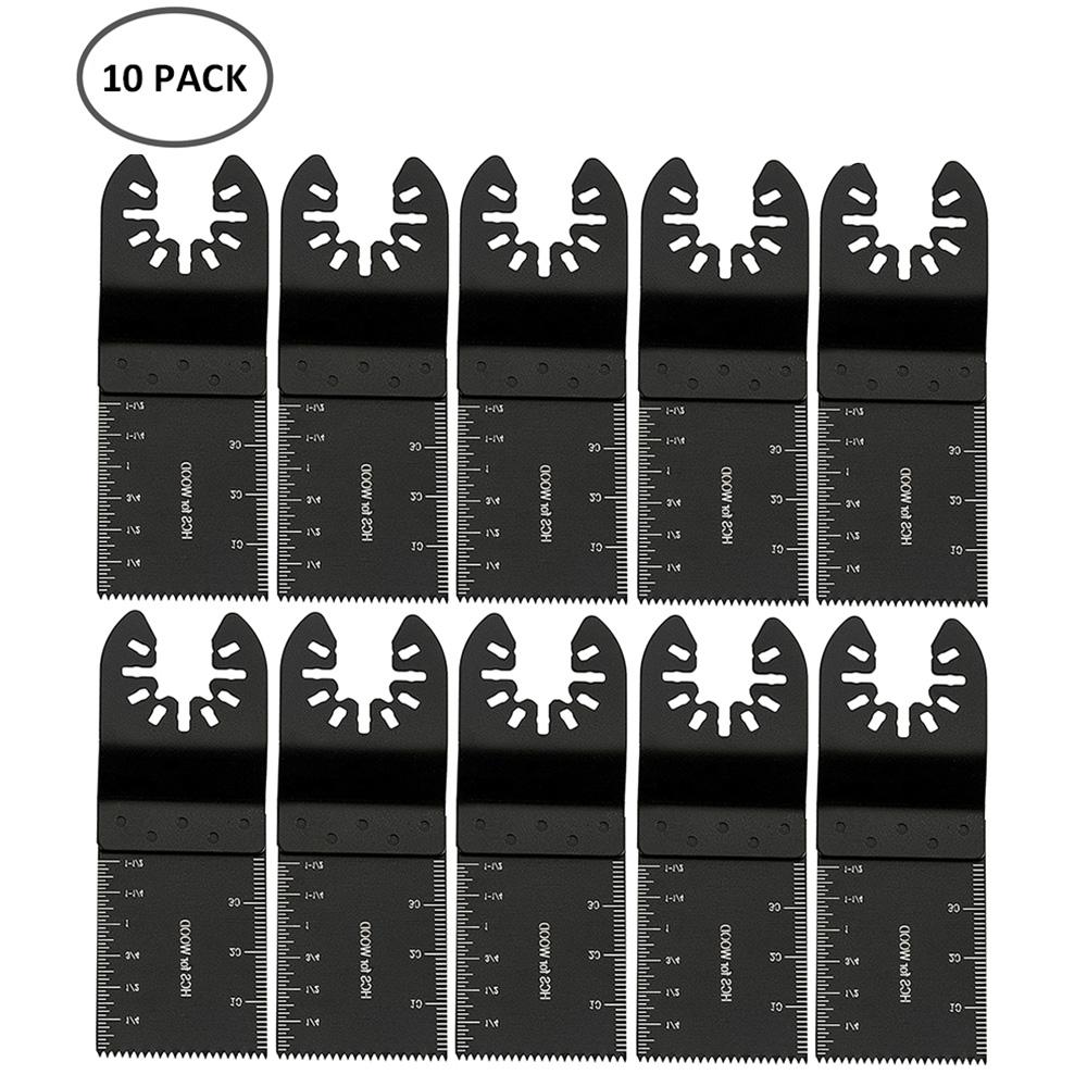 5-60Pcs Universal Saw Blade Oscillating Multi Tool Blades Straight Scale Multi Tool Cutting Wood Saw Blades For Dremel Milwaukee