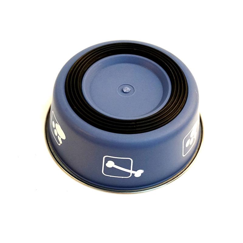 

Прочная двуслойная миска для собак из нержавеющей стали с защитой от опрокидывания 12CM-83g