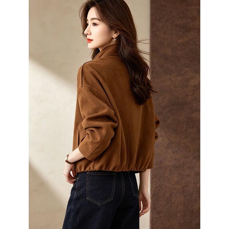D.F.DEAR Women's Casual Lapel Jacket