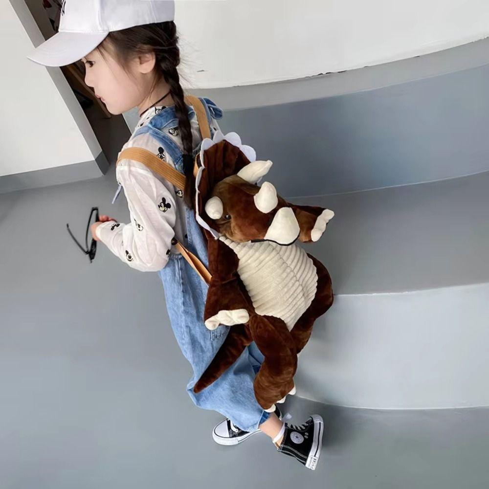 Creative Plush Dinosaur Doll Simulation Dinosaur Cute Dinosaur Backpack  Birthday Gift