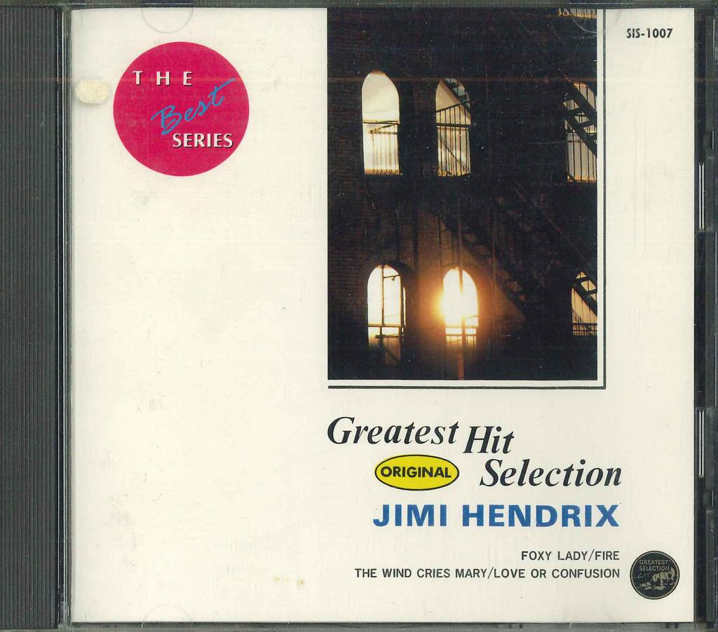 CD JIMI HENDRIX - Greatest Hit SELECTION SIS1007 REPRINT Japan Rock Used