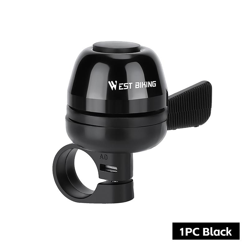 WEST BIKING Bicycle Bell Aluminum Alloy Waterproof Portable Cycling Bell Vintage Ultralight Ring MTB Road Bike Horn Cycling Bell