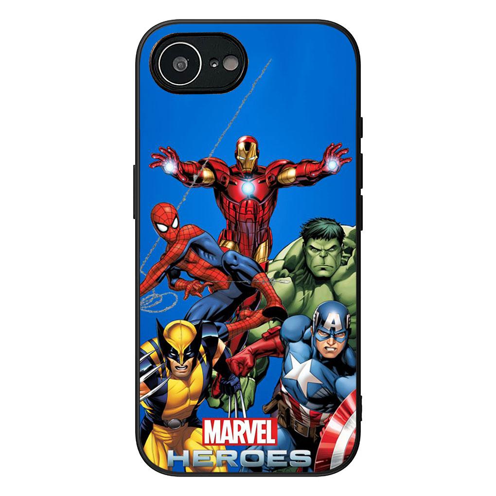 Avengers Marvel Hulk Iron Spider Man Phone Cover for Samsung Galaxy S22 S21 S20 FE Ultra Plus A35 A36 A55 A37 A33 A34 A57 Case