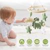 Baby Crib Mobile Dinosaur Cloud Stars Nursery Decor Handmade Felt Hanging Bed Bell for Newborns Boys Girls