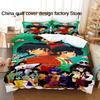 Hip Hop Ranma 12 Beding Set Single Twin Ful Quen King-Sized Dimensionsd Dimensions Bed Linen Set Adult People Kid Bedrom Duvetcover Sets Anime