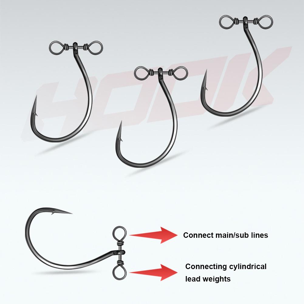Bait Tackle Kit With Jig Heads Hooks Bait Fishing Lures Bait for Saltwater Freshwater Trout Bass Salmon Fishing