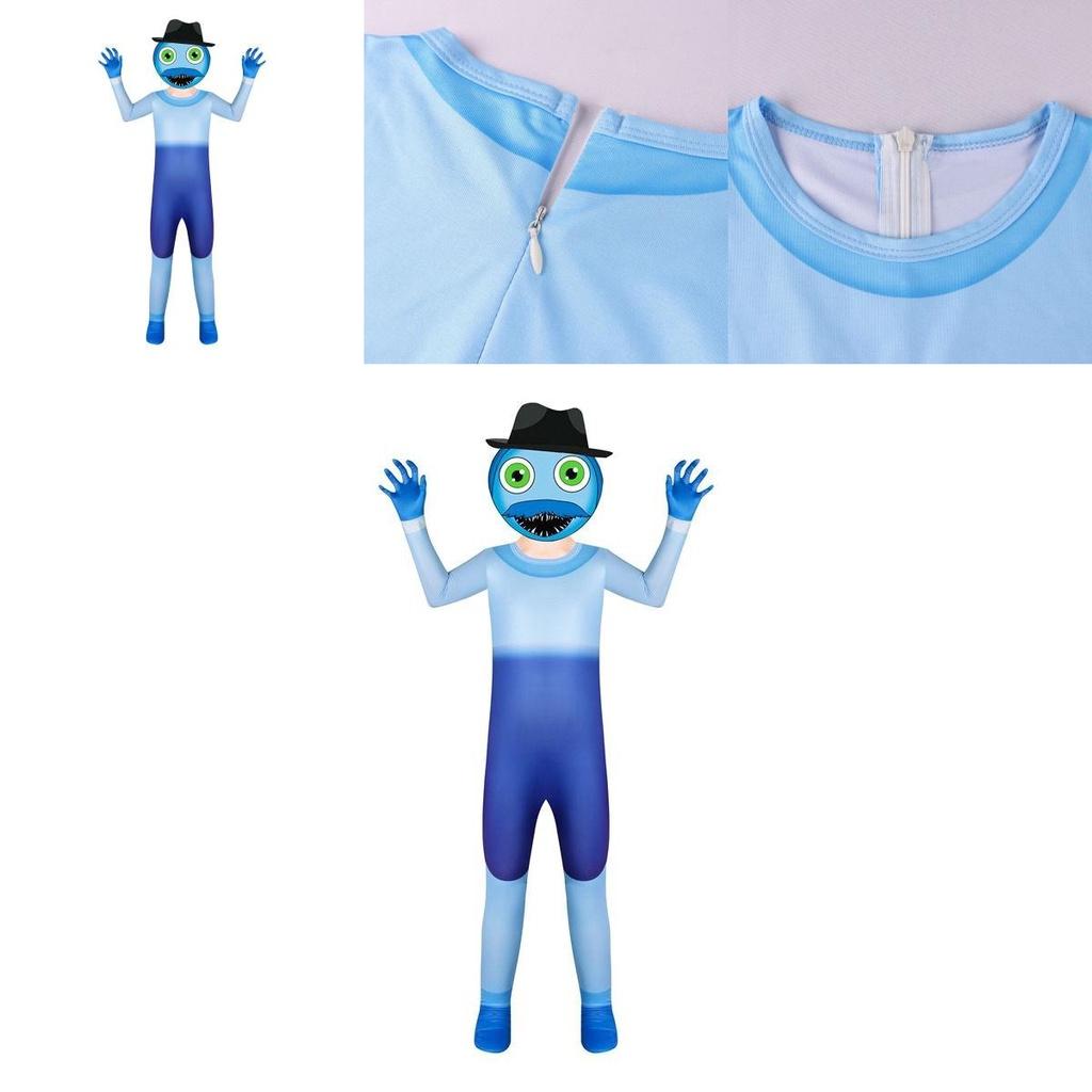 Poppy Playtime Huggy Wuggy Dad Cosplay Jumpsuits Mask Party Costume Outfits Perfect For Cosplay Parties And Halloween!