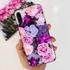 For Samsung Galaxy A90 5G Phone Case Samsung A90 SM-A908B 5G Flower Butterfly Woman Fashion Soft TPU Bumper Transparent Silicone