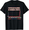 Testikelbeskadigelser i Kvindesport Unisex T-shirt