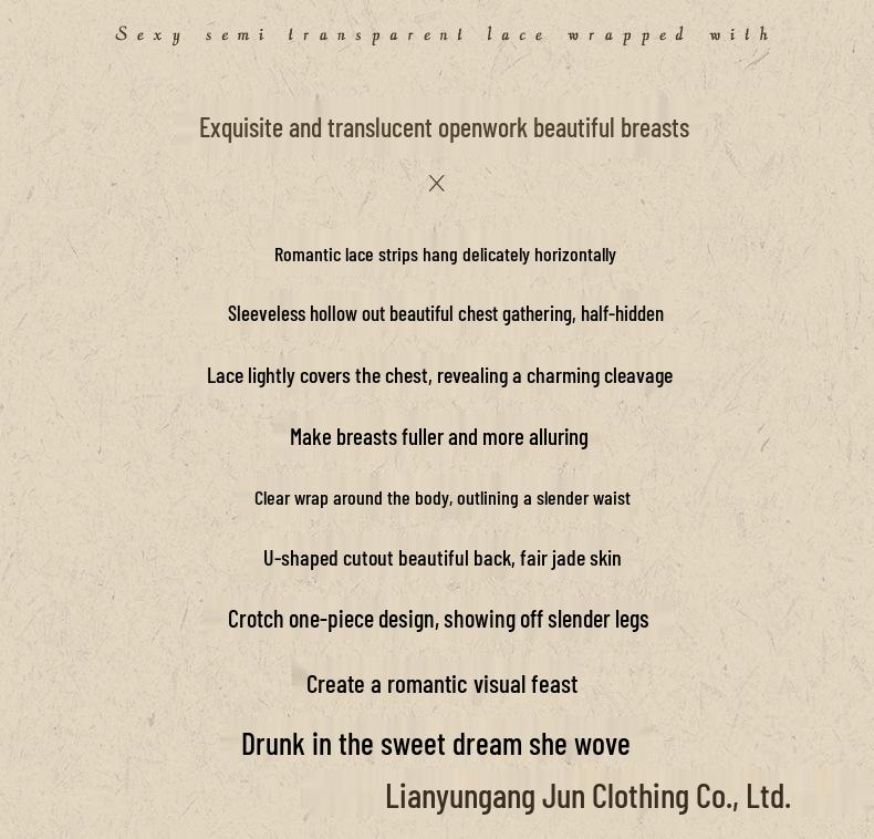 Sheer Temptation: Sexy Open Crotch Bodysuit Lingerie