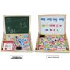 Multifunctional Children's Educational Wooden Puzzle: Magnetic Pinyin Letters & Drawing Board