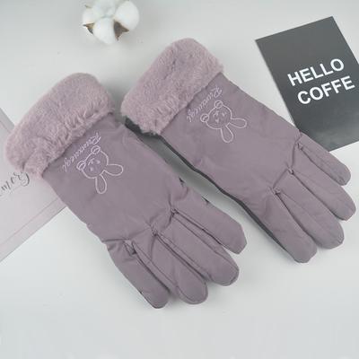 Damen Samt Thermo Handschuhe für Herbst und Winter
