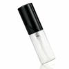 50 Pcs Mini Spray Bottle 5ml Refillable Clear Glass Perfume Spray Bottle for Travel Daily Life Black 5ml Glass