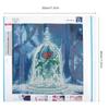 DIY Full Drill Diamond Painting 5D Effect Crafts Stitch Kit Home Decor (Rose S Size)