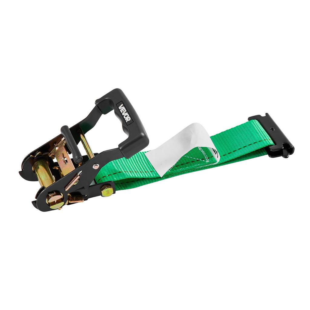 VEVOR Wheel Chock Tie-Down Kit, Chock-Style Trailer Tie Down Strap, Car Tie Down Kit with Buckle