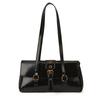 High End Minimalist and Luxurious Underarm Bag, Winter New Fashion Versatile Shoulder Bag, Motorcycle Style Tote Bag