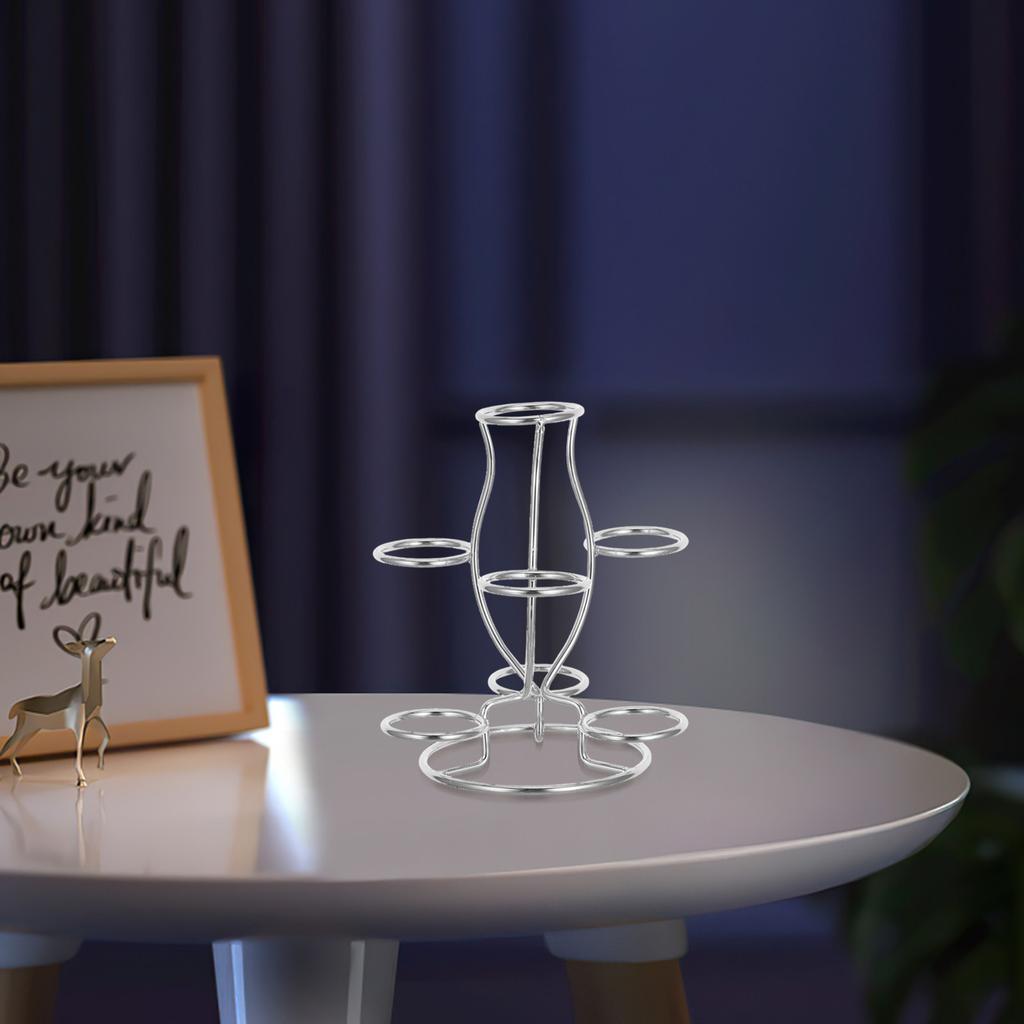 Crystal Ball Display Stand Iron 7 Sphere Holder For Desktop Decorative Crystal Sphere Base Metal Display Pedestal For Ornaments