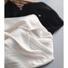 Women's Ice Silk Knit Hollow Out Cardigan & Skirt Set - Summer Short Sleeve Loose Fit