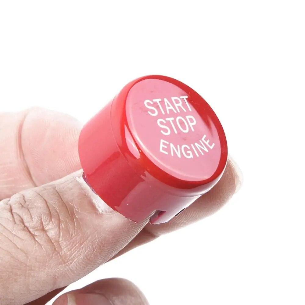 Red Engine Start Stop Button Cover For BMW F10 F20 F30 F Classis Car Accessories Parts